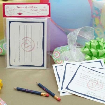 Notes of Advice for New Mommies - Blue