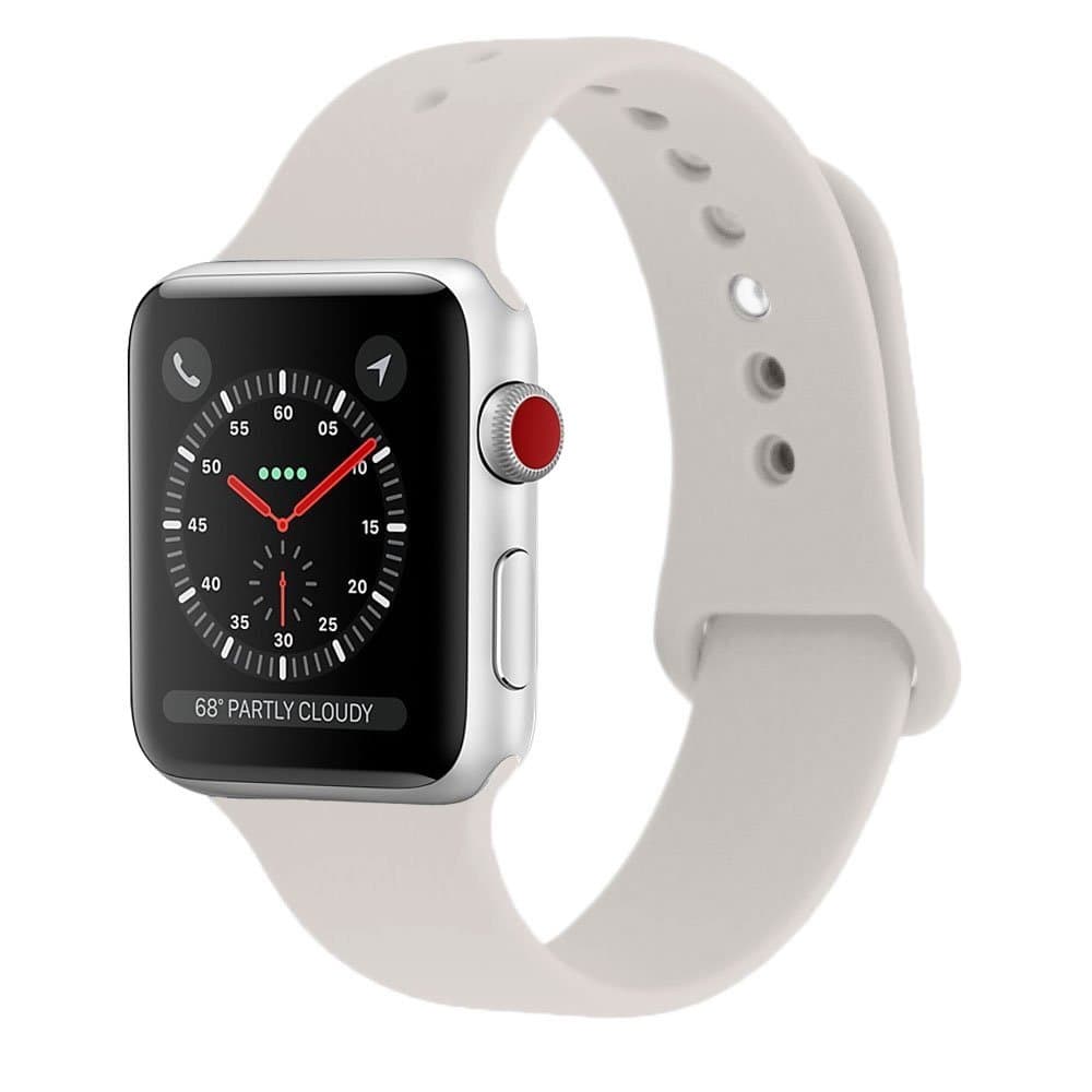 RUOQINI Silicone Sport Band Stone