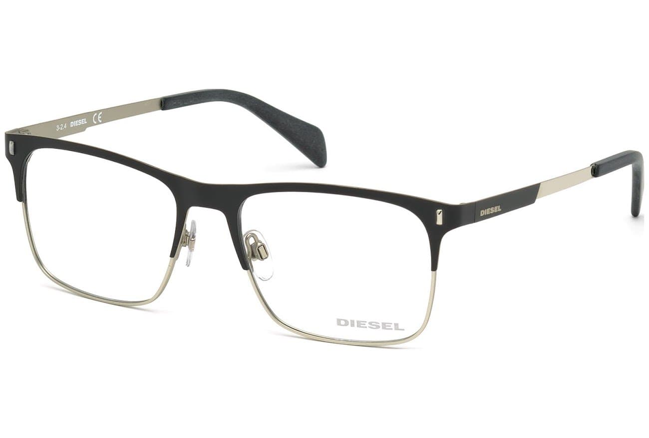 Diesel DL5151 Eyeglass Frames - Matte Black Frame, 54 mm Lens Diameter DL515154002