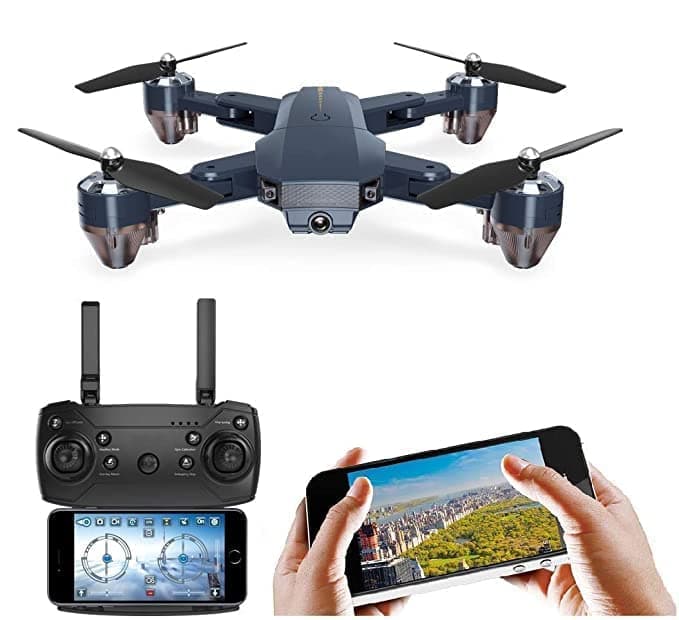 KAIRO Drone with 4K Camera Live Video, WiFi FPV Drone for Adults with 4K HD 120 Wide Angle Camera 1200 Mah Long Flight Time - Multicolor