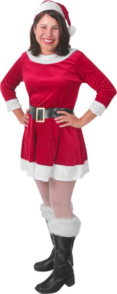 Women's Santa's Helper Mrs. Clause Costume Red