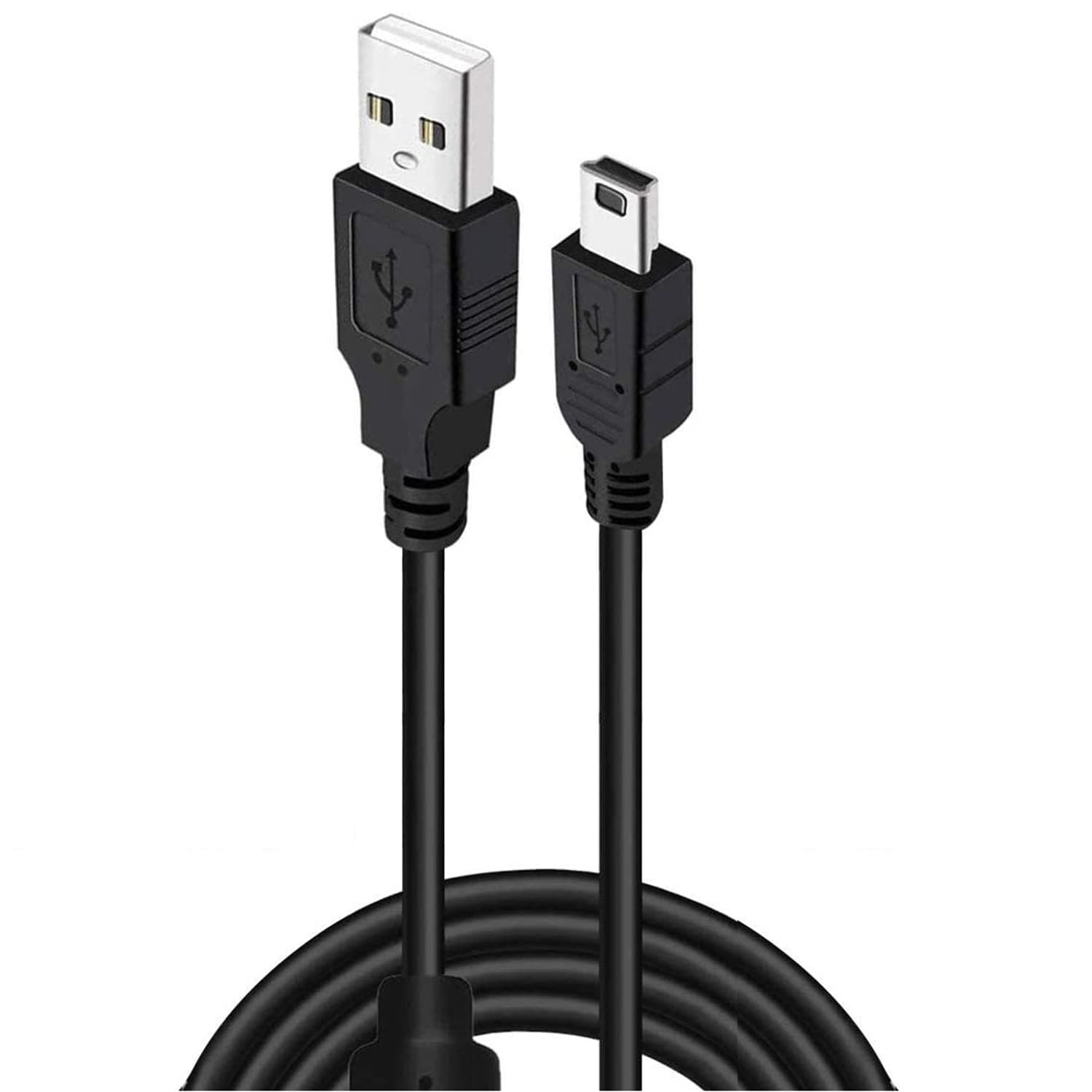 SKEIDO USB 2.0 Charge and Play Cable USB A Male to Mini-B Male Replacement cord 1.8meter/5.9ft for PS Move/PS3/PS3 Slim Wireless Controller for PC (1)