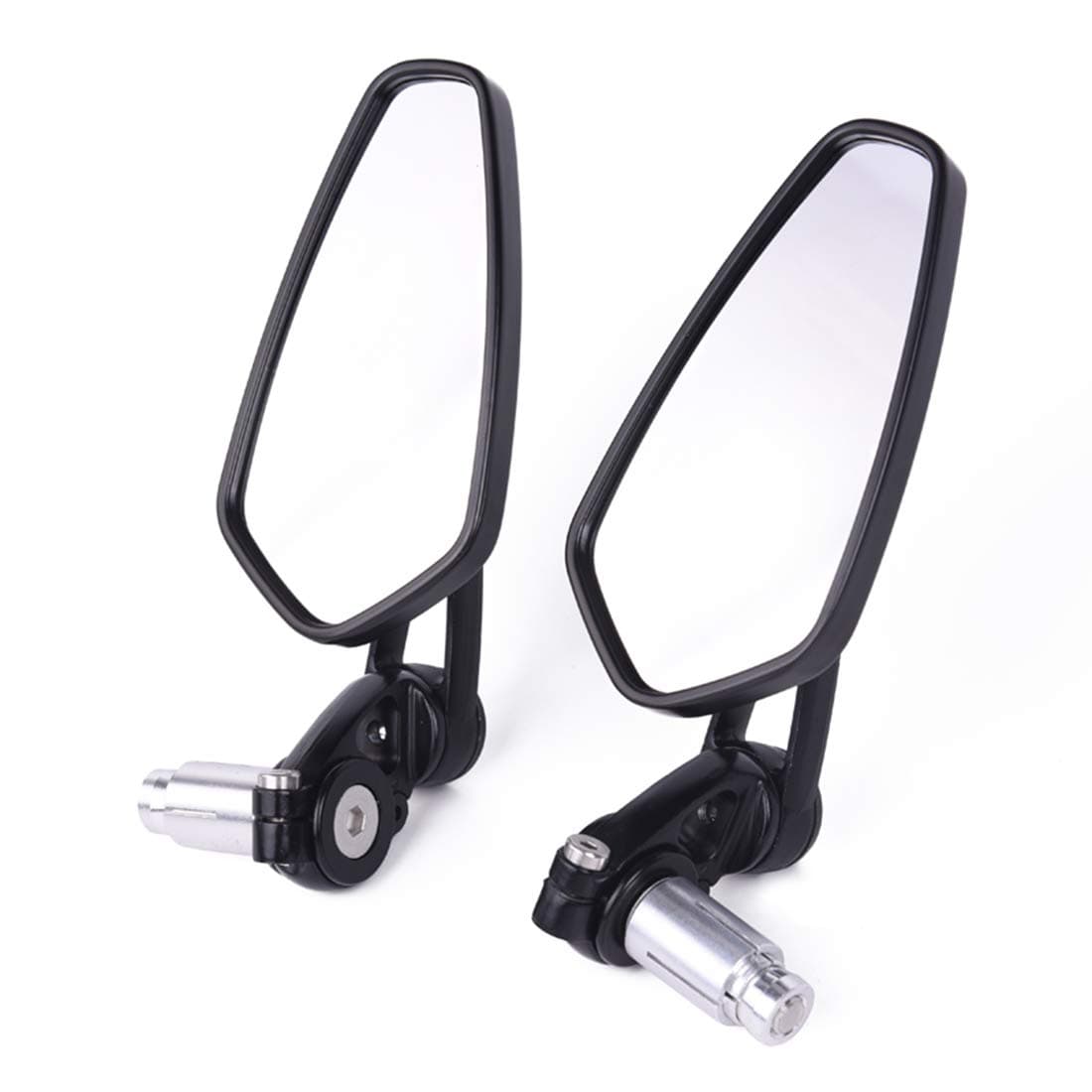 CNC Motorcycle Bar End Rear View Mirrors for 7/8" Handle Bars Compatible With GROM MSX125 Kawasak! Z125 pro Z650/750 Z800/900 ER6N/6F MT-03/07/09 FZ-07/09 FZ6FZ6R Accessories