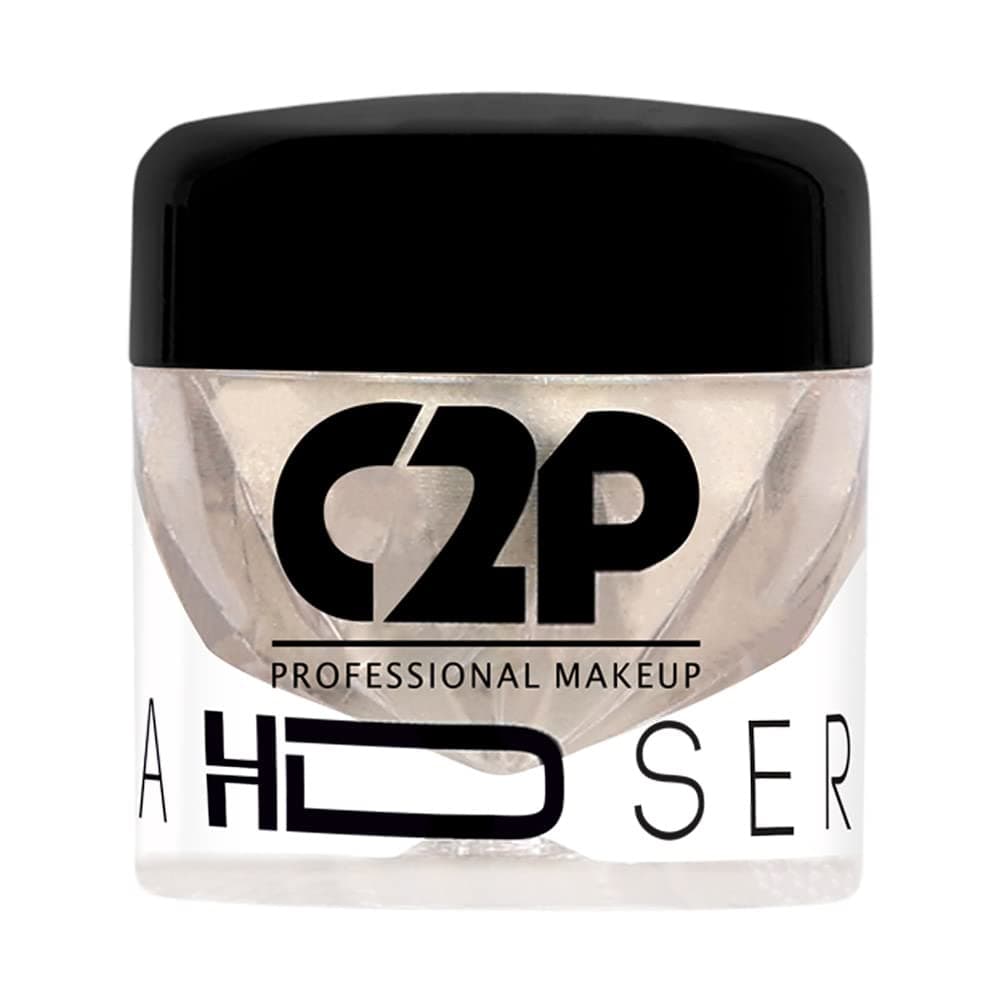C2P Pro Eyeshadow Pigment for Eye Makeup - 2g | Long-Lasting and Highly Pigmented Loose Precious Pigments with Metallic Effect | Cosmetics For Women and Girls (Sunday Ice 05, 02 Gram)