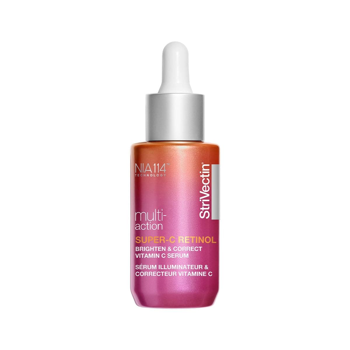 StriVectin Multi-Action Super-C Retinol Brighten & Correct Vitamin C Eye and Face Serum with Acerola and Cherry Extract