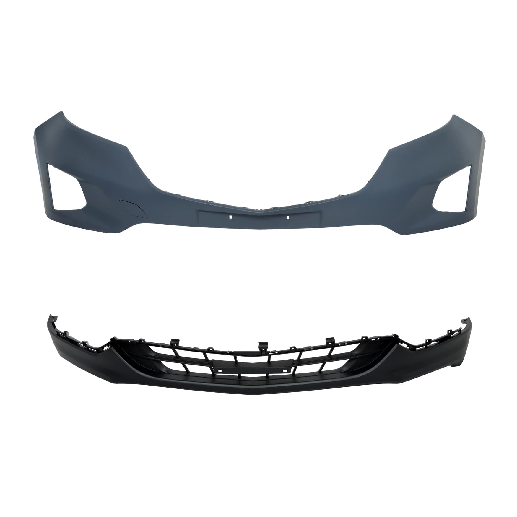 Plastic Front Bumper Cover Primered Replacement for 2018 2019 Equinox