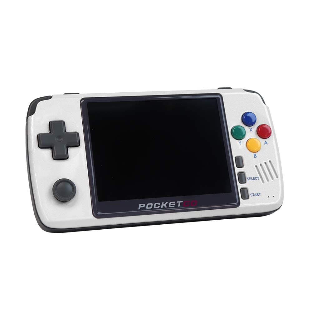 New PocketGo V2 Upgraded Retro Game Console Video Game Handheld Save Progress PS1/SNES Games Colorful 3.5" IPS Screen