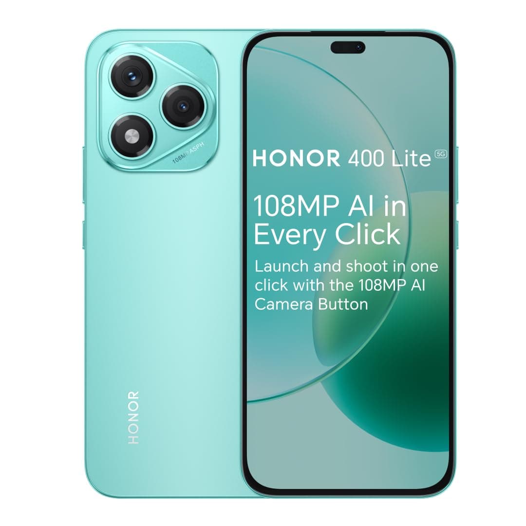 400 Lite Unlocked 5G Android AI Smartphone, AI Camera Button,108MP Camera,8GB+256GB Storage,Water Resistance,Marrs Green (International Version)