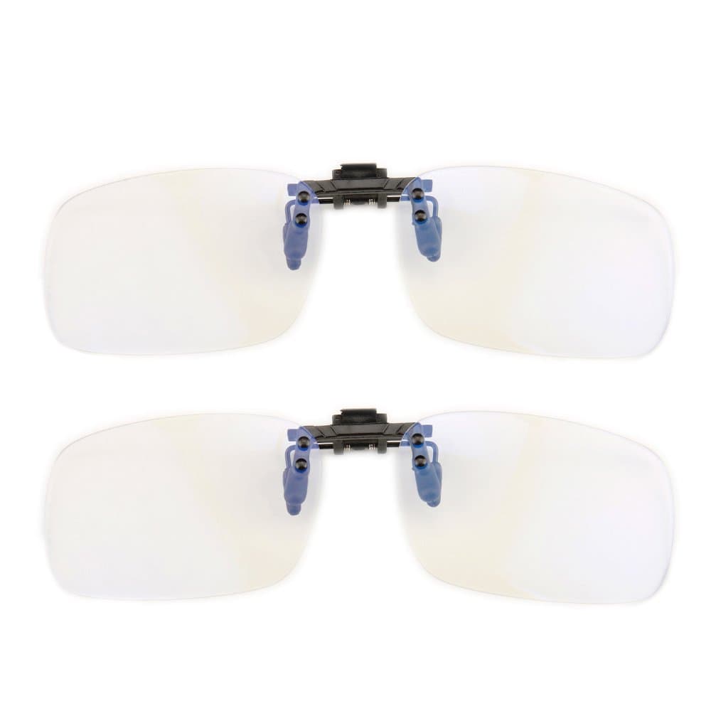 Clip on Anti Blue Light Filter Glasses UV Blocking Anti Eye Strain Unisex