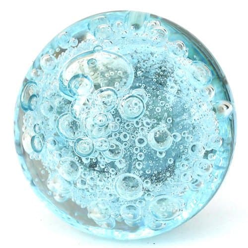 Knobbles and Bobbles Ltd Aqua Bubble Glass Knob
