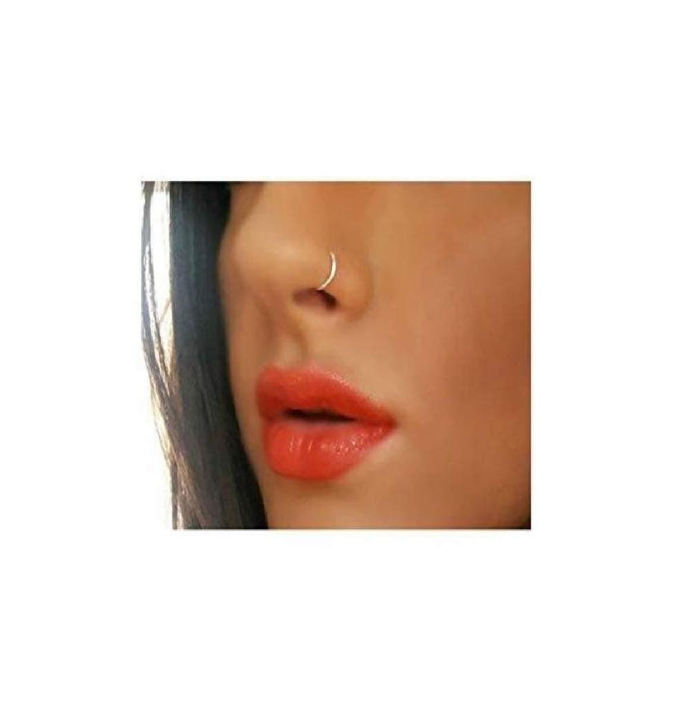 Extra Thin Small Nose Ring 0.5mm Thickness