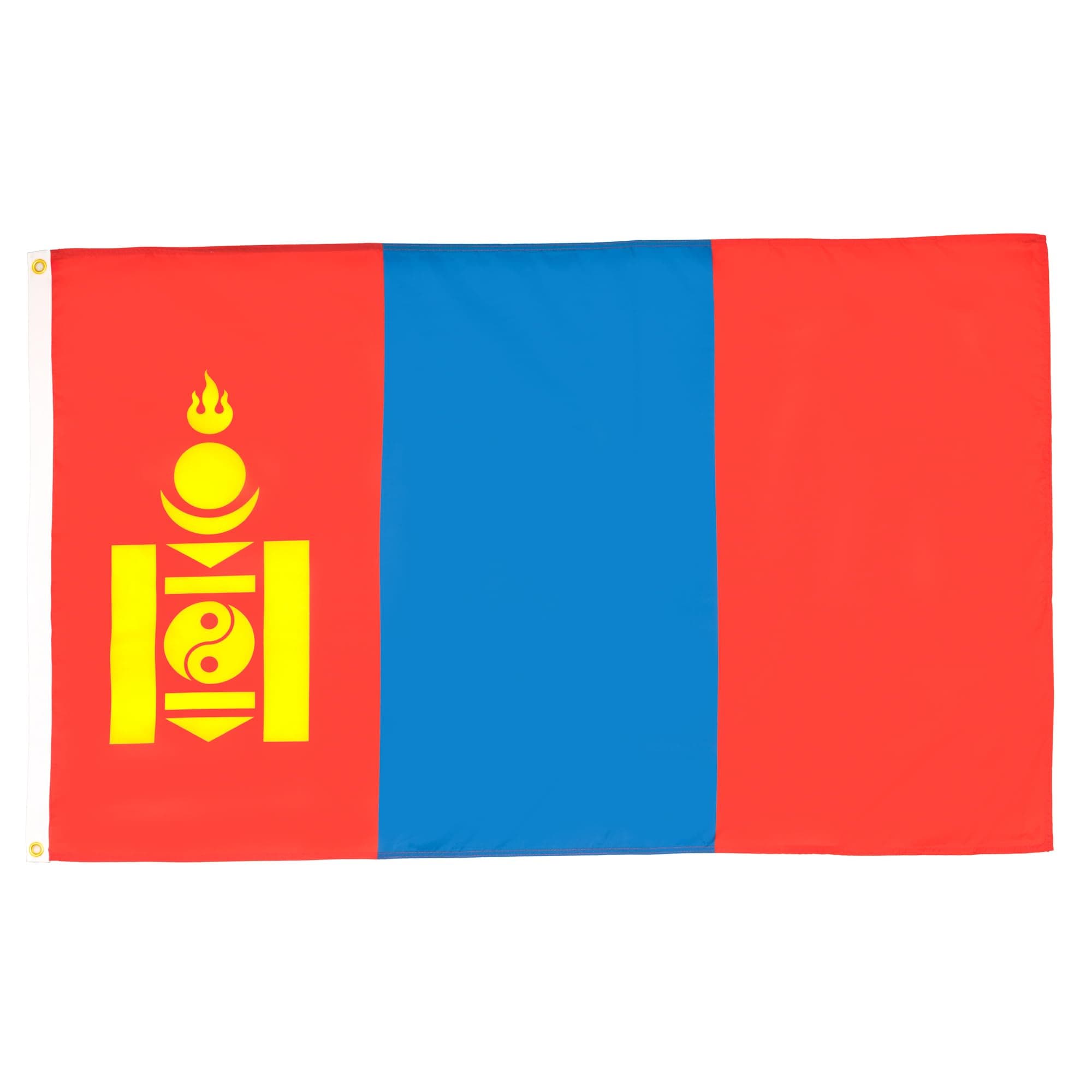 AZ FLAG - Monte Flag - 2x3 Ft - 100D Polyester Montenegrin Banner With Two Metal Grommets - Fade Resistant - Vivid Colors - 2' x 3' Feet - 90x60 Cm
