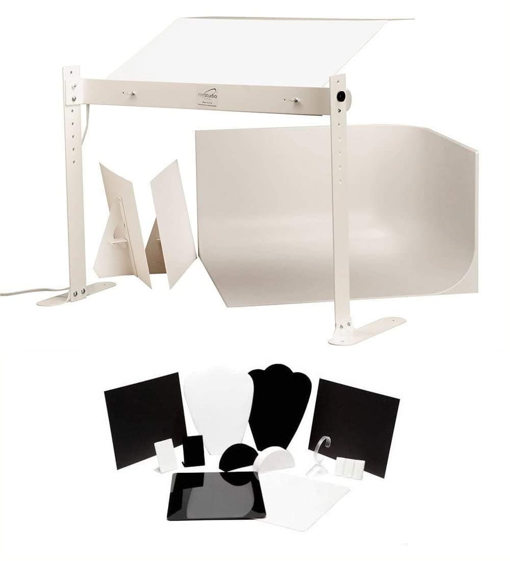 MS20JLED Professional Tabletop Photo Studio Lightbox with LED Lighting for Product Photography