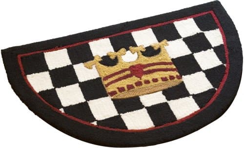 Classy Custom Paw Prints Accent Pet Rugs, Royal Bones