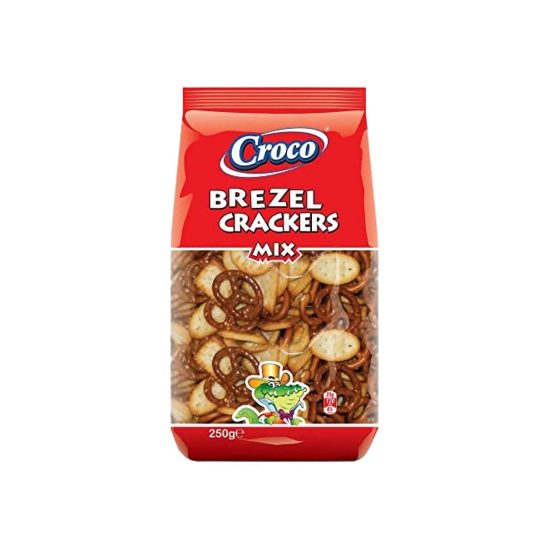 Croco Brezel Snacks Crackers & Bagel Chips Snack Mix,Imported Crackers Biscuits Net Weight 250g
