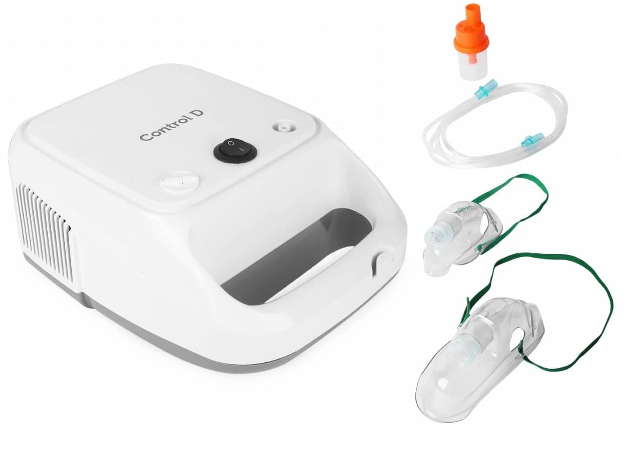 - Control D Expert Nebulizer with Complete Kit for Kids & Adults Nebulizer (White)