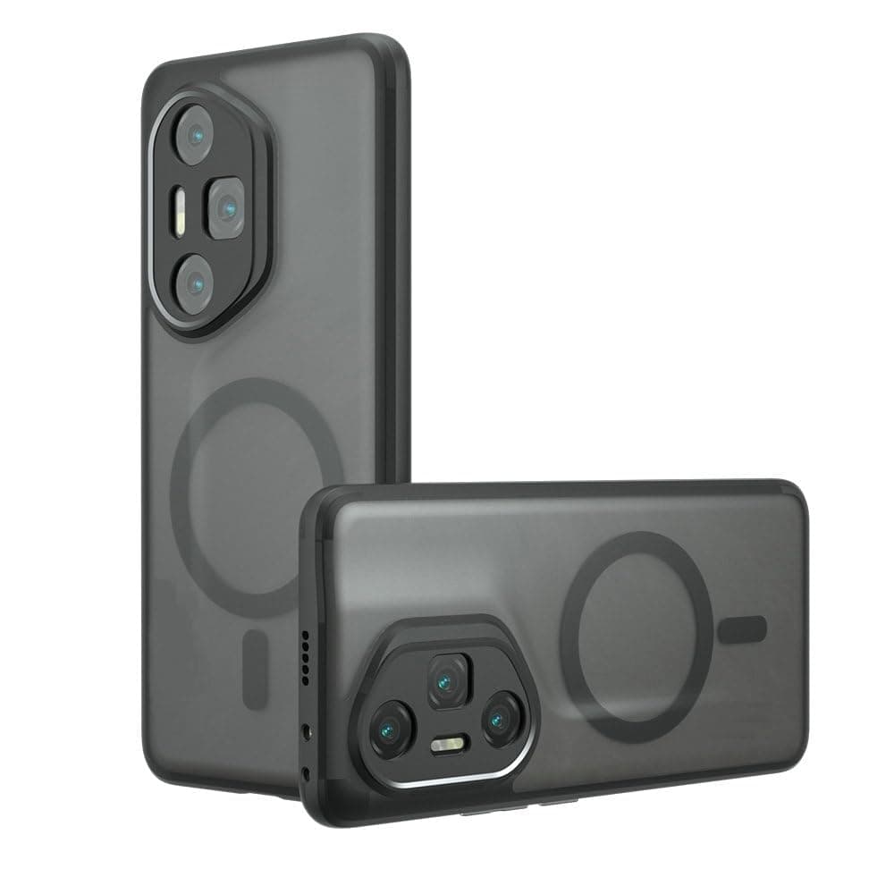 Compatible with Honor Power Case Cover,Compatible with MagSafe,Compatible with Honor Power DVD-AN00 DVD-AN80 Built-in Magnetic Anti-Shock Cell Phone Case Black