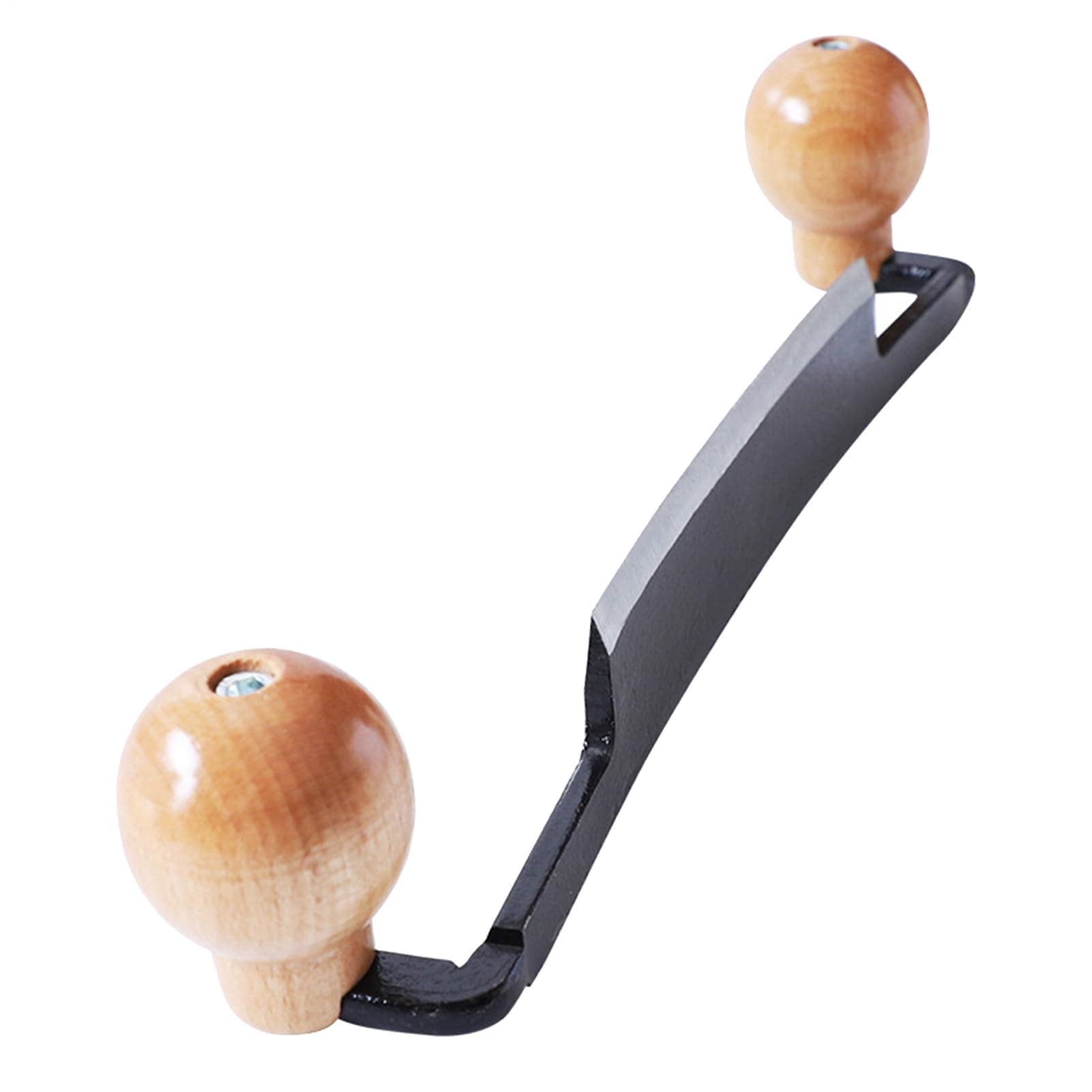 Draw Cutter Debarking Tool - Double Handle Removing Bark Trenchant Wood Scraper | Straight Draw Scraping Woodworking Coopering Drawknife Carving Spoke Shave for Garden and Home