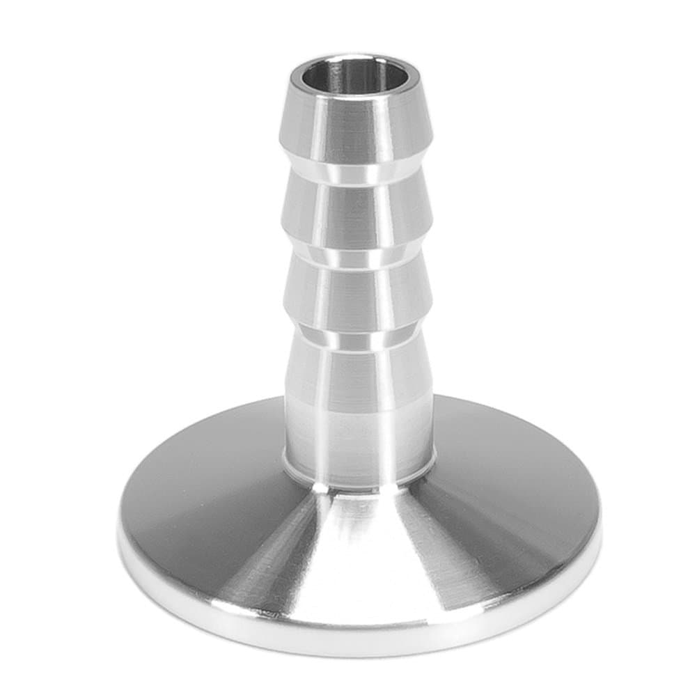 Adapter KF-25 to Rubber Hose Nozzle, Transition Fitting,OD=1/2", ISO-KF FLange Size NW-25, 304 Stainless Steel