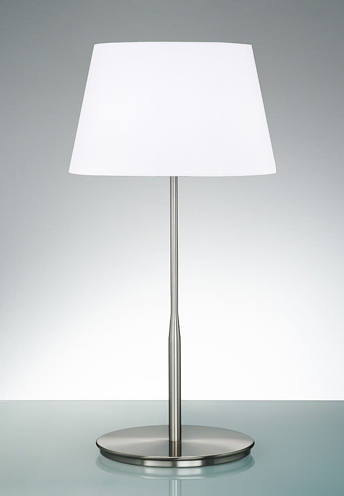 2628 SN CHA Pia - One Light Table Lamp, Shade Options: Champagne Fabric