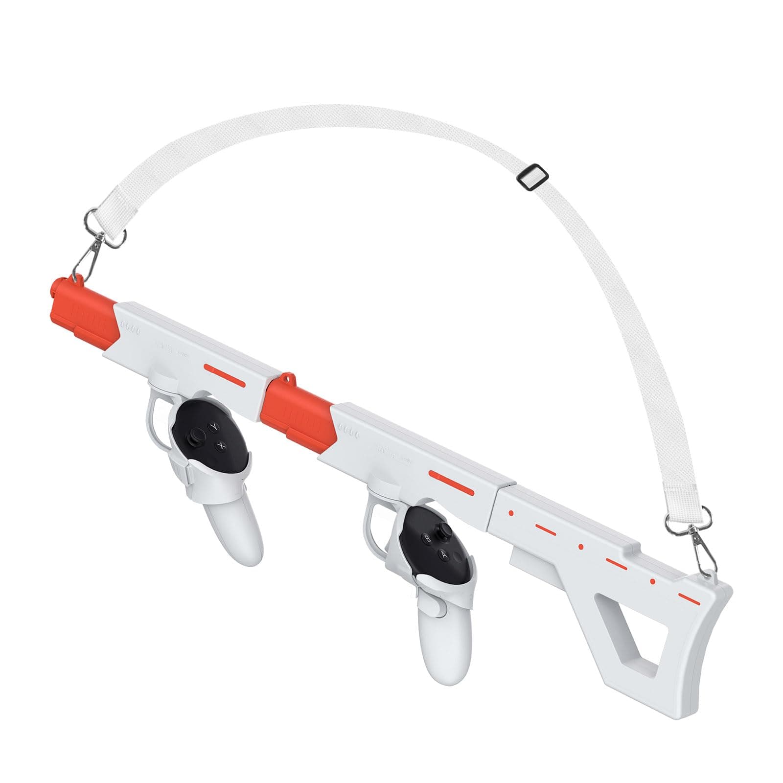 LICHIFIT Magnetic VR Machine Gun/Pistol Model Controller Holder for Meta Quest 3S / Quest 3 Handle Quick Release Gunstock Bracket Stand for Oculus Quest 3S Shooting Game Accessories