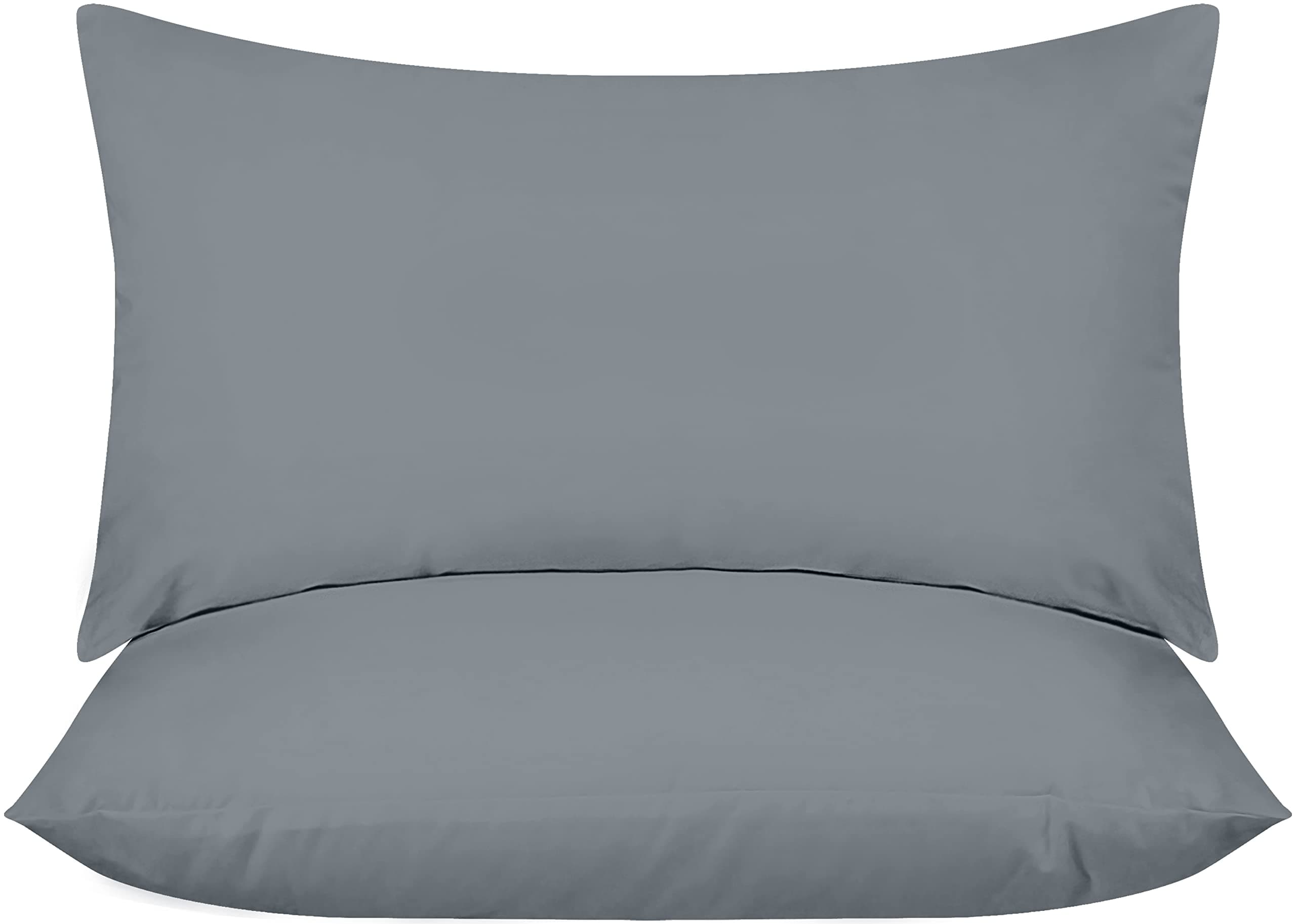 Utopia Bedding Throw Pillows Insert (Pack of 2, Grey) - 12 x 20 Inches Bed and Couch Pillows - Indoor Decorative Pillows
