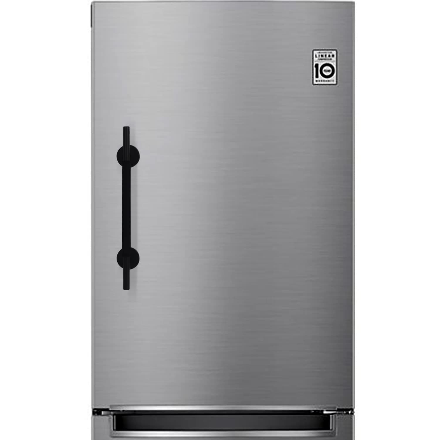 Magnetic Refrigerator Door Handle with Cover, Fridge Pull Handle Replacement Magnetic Towel Bar Keep Appliance Clean from Fingerprints Liquid Oil Food Stain for Metal Machine Door