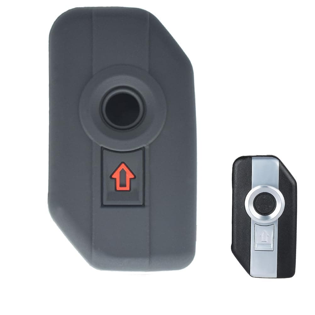 Silicone Full Protect 2 Button Remote Control Key Shell Case Fob Cover Skin Holder for Motorcycle F750GS F850GS K1600 K1600GTL R1200GS R1200GS LC ADV R1250GS, 1PC