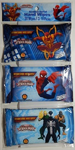 Marvel Spider-man Antibacterial Hand Wipes (2Pk)