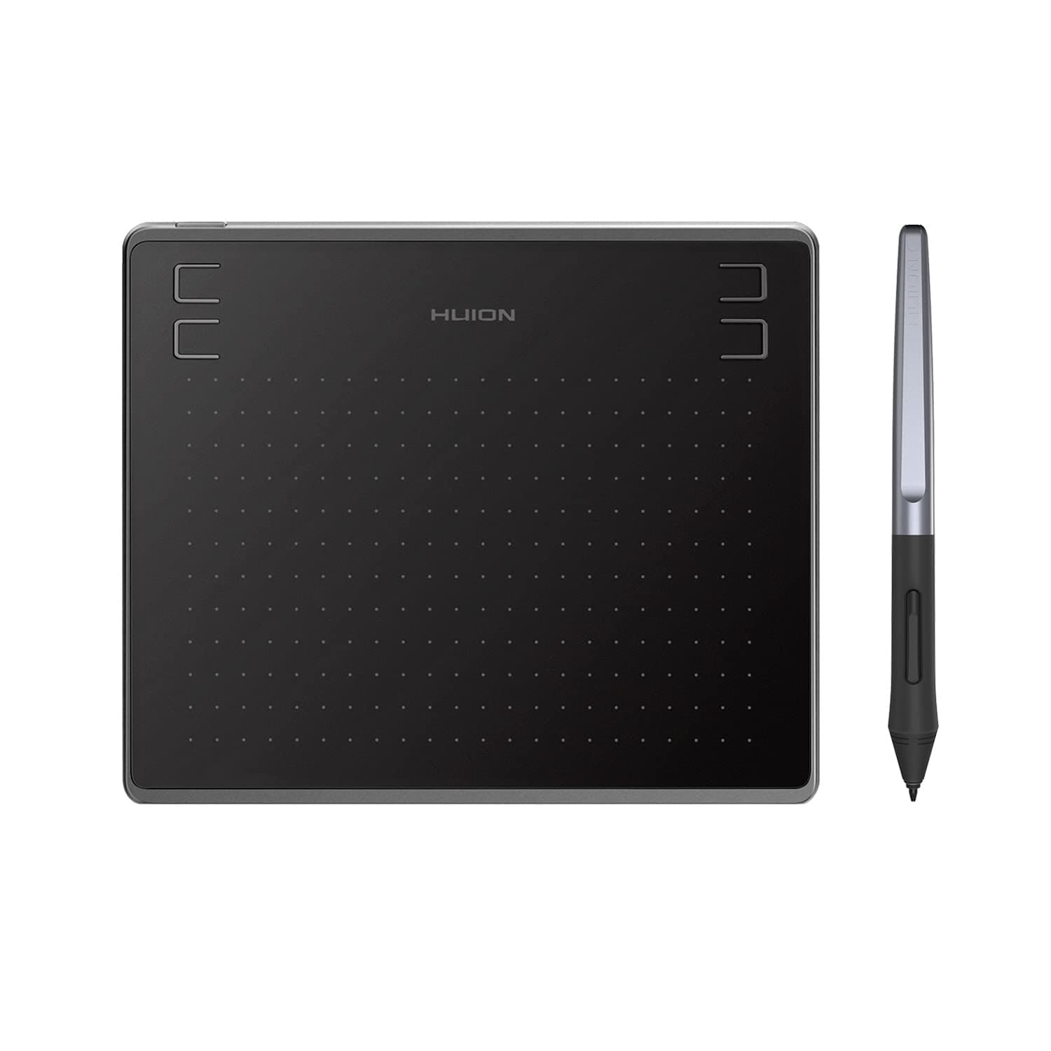 Drawing Tablet HUION HS64 Beginner Graphics OSU Tablet with Battery-Free Stylus 8192 Pressure Sensitive for Digital Art, Painting & Design, Compatible with Windows, Mac, Android & Linux Black