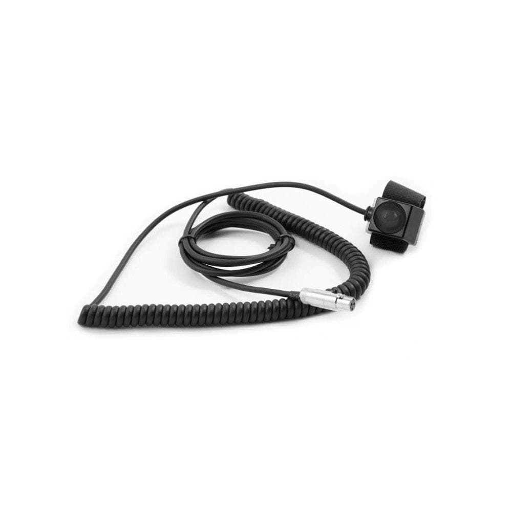 Rugged Two Way Radio Car Harness Push to Talk Button for Racing Radios Electronics Communications (Velcro Mount Coil Cord PTT for Intercoms)