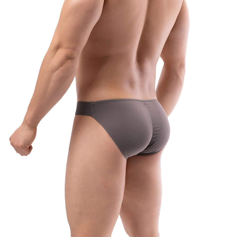 Summer Code Mens Bikini Briefs Soft Breathable Bulge Pouch Underwear Micro Mesh Panties Scrunch Butt Underpants
