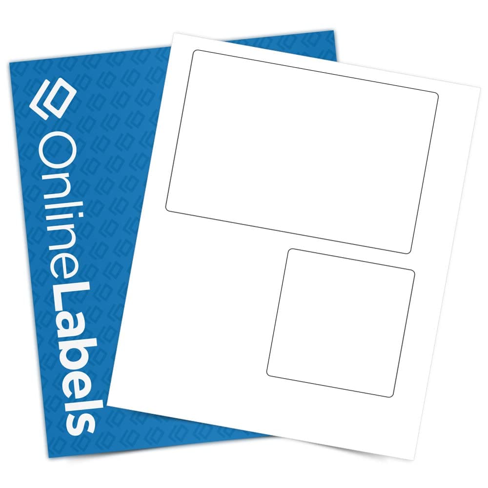 Online Labels 6.78 x 4.75 and 3.5 x 3.75 Shipping Labels - Compatible with USPS Click-N-Ship - Pack of 100 Sheets - Inkjet/Laser Printer