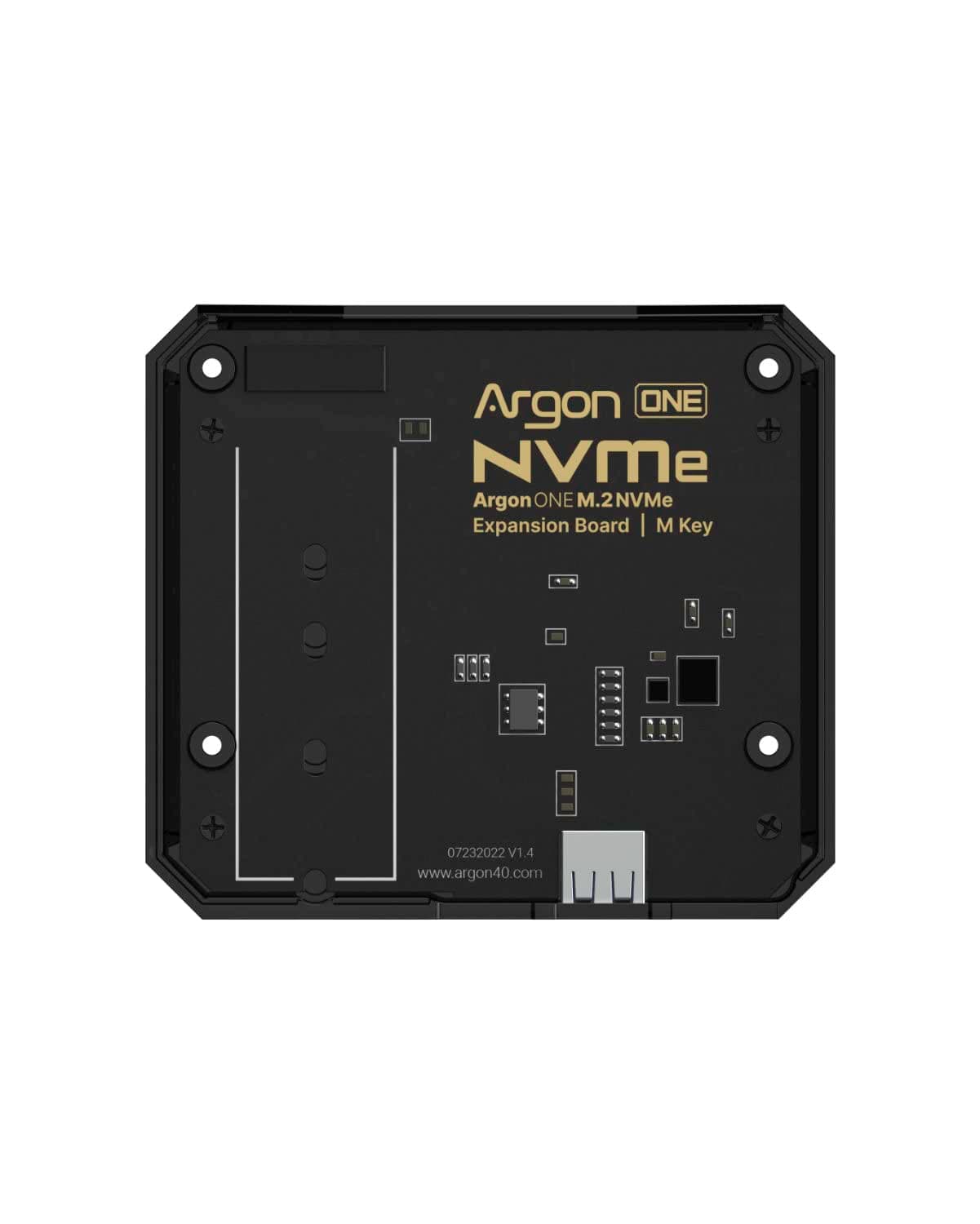 Argon Forty ONE M.2 NVME Expansion Board for Raspberry Pi 4 | Supports M-Key M.2 NVME SSD | Only Compatible with ONE V2 Cases