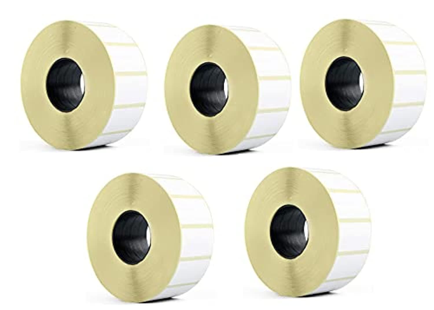 SKY 38mm x 25mm Direct Thermal Barcode Label Sticker 1000 Labels per Roll - 5 Rolls