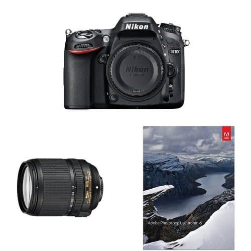 Nikon D7100 24.1 MP DX-Format CMOS Digital SLR with 18-140mm Lens + Adobe PhotoShop Lightroom 6