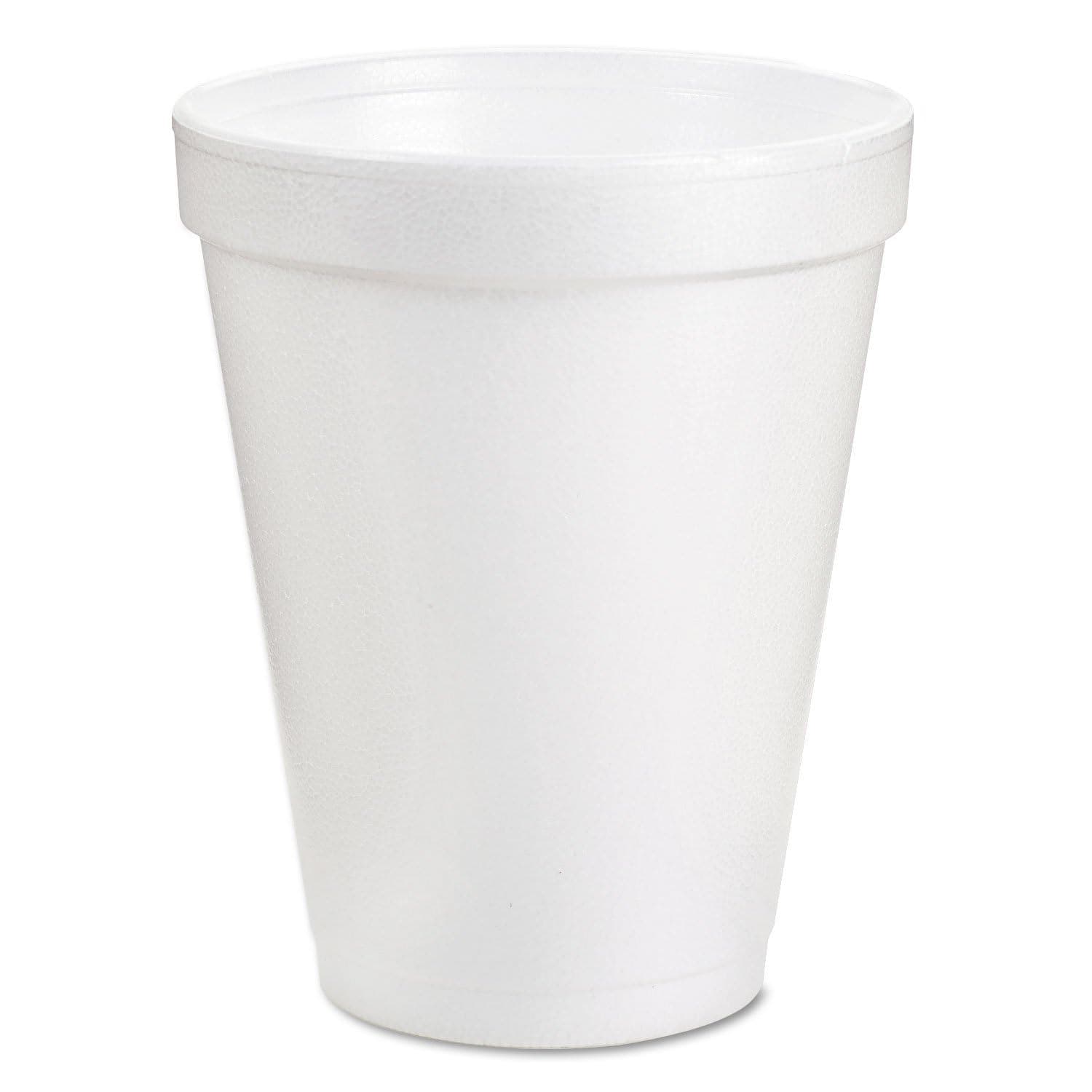 Insulated Styrofoam Cup, 8 Oz, 1000/CT, White