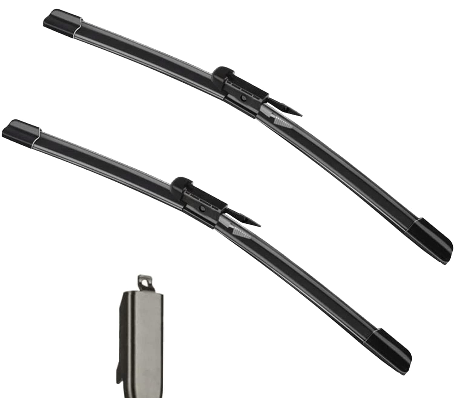 2 Factory Wiper Blades Replacement For 2007-2016 2017 2018 2019 2020 Tundra,2008-2016 2017 2018 2019 2020 Sequoia -Original Equipment Windshield Wiper Blade Set - 26"+23" (Set of 2) Pinch Tab