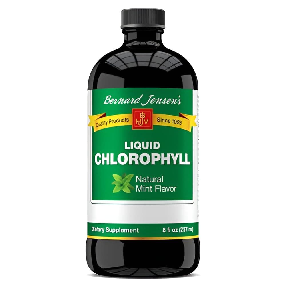 Bernard Jensen Chlorophyll Liquid With Mint 16 Fl Ounce Liquid