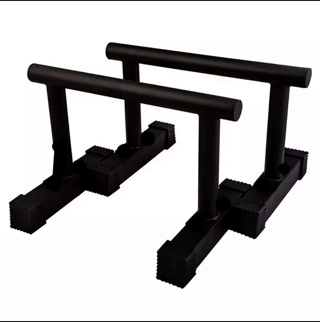 Muscles & Mind Gym Equipment Parallel Bars | Dip Bars Stand for Push-Ups, Pull-Ups, Cross fit, and Strength Training