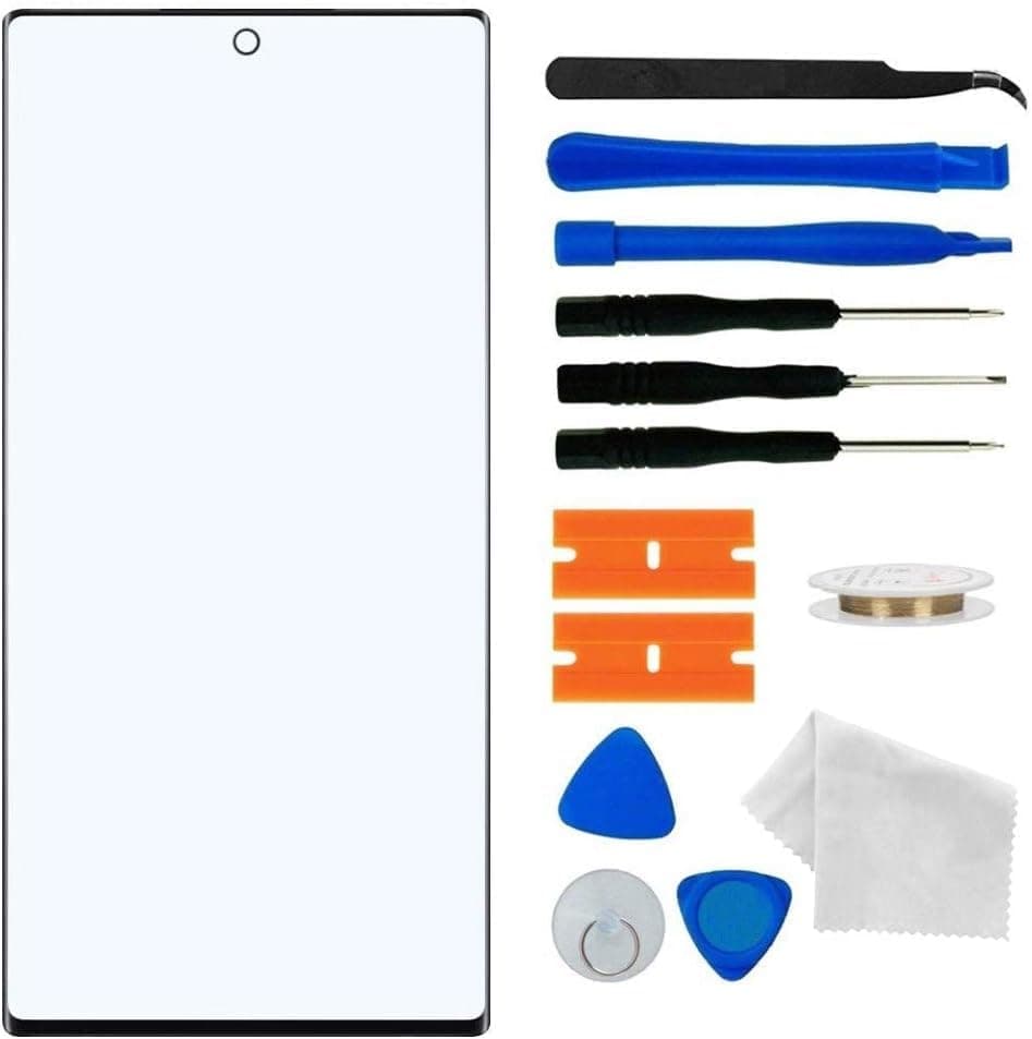 Original Galaxy S25 Ultra Screen Replacement, Front Outer Lens Glass Screen Replacement Repair Kit for Samsung Galaxy S25 Ultra Series (6.9'- Black)