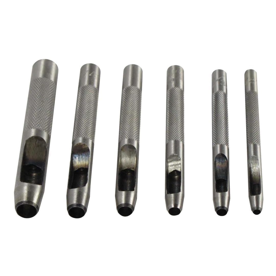 790LP Leather Punch Set - Hollow, 6 Pc