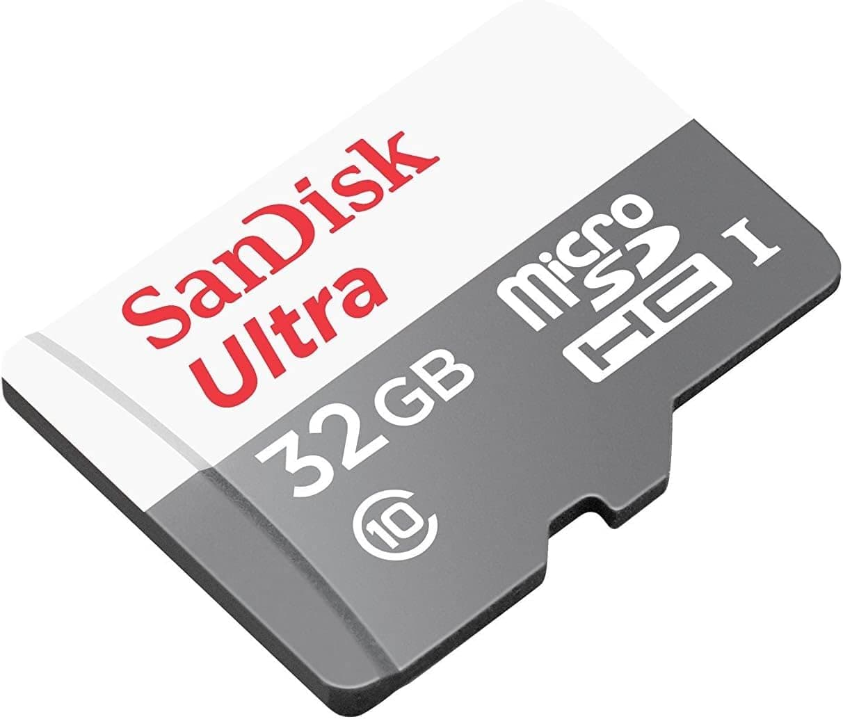 SanDisk Ultra 32 GB microSDHC Memory Card (Newest Version) up to 48 MB/s, Class 10