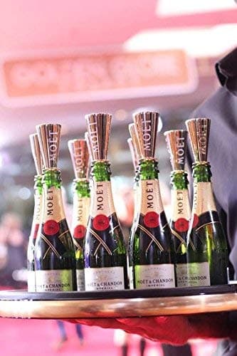 Moet Chandon Flute Golden Mini Sippers (24 PACK)