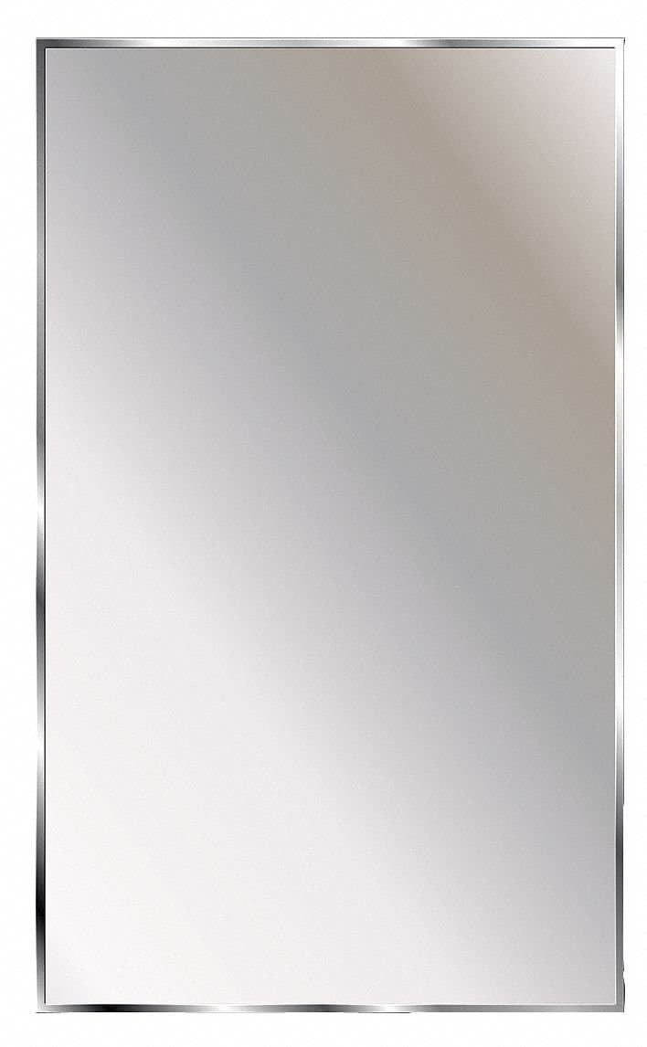 Washroom Mirror, Theftproof, 18x24 in.