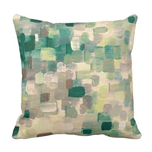 Sprinte Olive Green Lime Tan & Grey Decor Pillow case 1818 by Juul