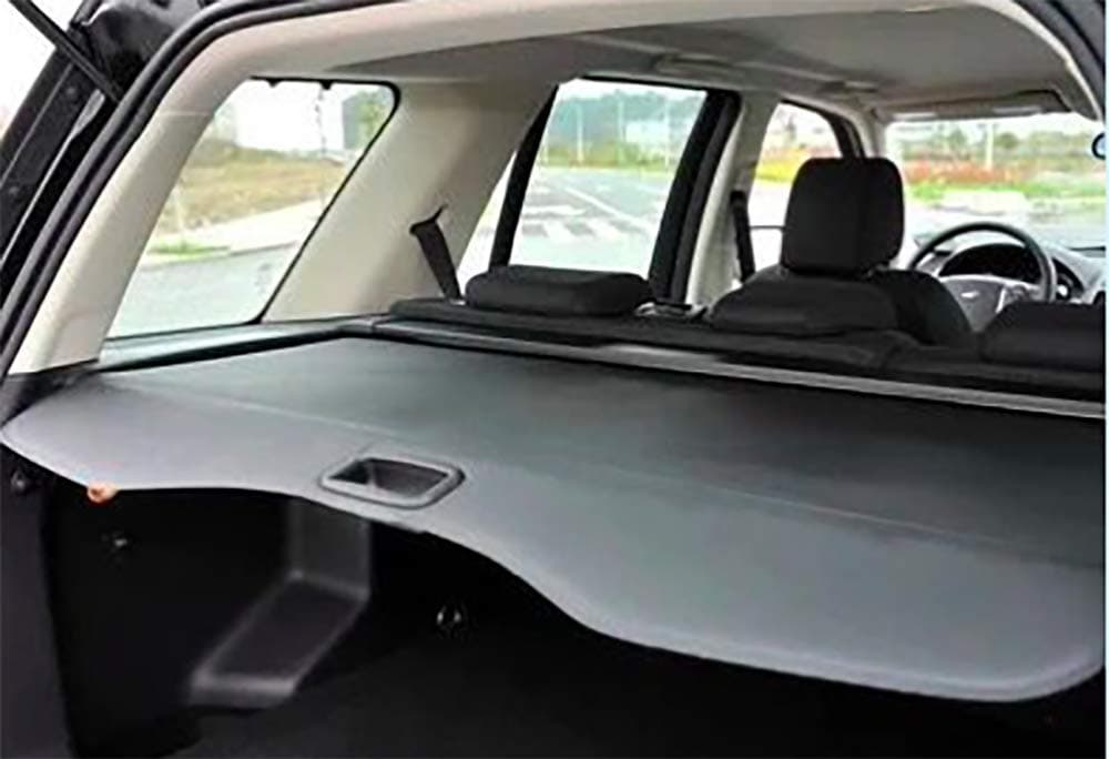 kaungka Rear Parcel Shelf Retractable Cargo Cover Security Parcel Shelf Panel Black Compatible with 2008-2015 Freelander MK2