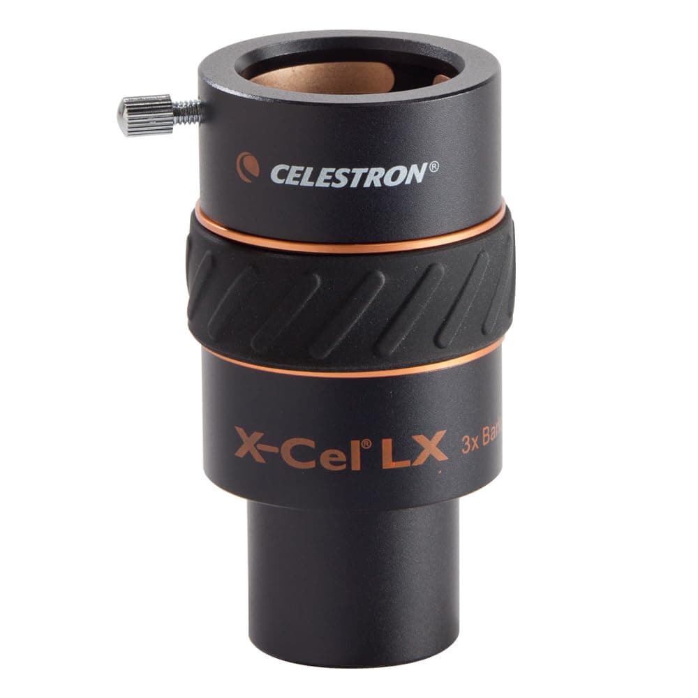 Celestron 93428 1.25 Inch X-Cel LX 3x Barlow Lens, Black