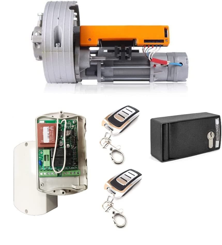 VDS Kit Roll 140 K Motor Roll-Up Door Closure Metalico Metalica Up To 140 kg, Weight Blind for Automate Garage Doors or Blinds Commercial