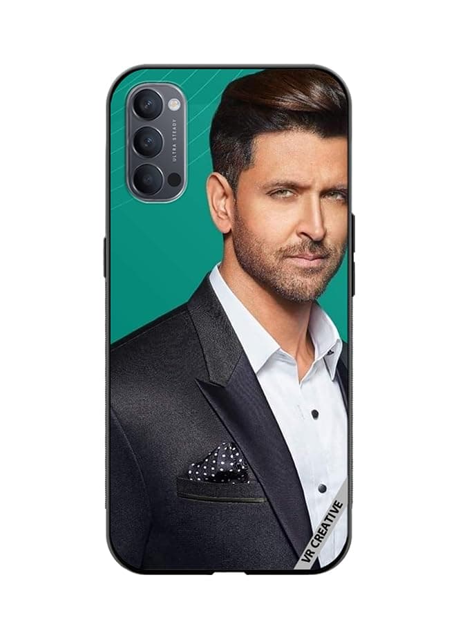 VR Creative Protective Case Cover For Oppo Reno4 Bollywood Actor Hritik Roshan Design Multicolour NR397365